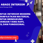 Hollow untuk Interior Modern: Cara Memanfaatkan Material Rangka untuk Mendukung Desain Ruangan yang Rapi, Minimalis, dan Fungsional