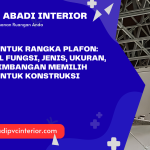 Hollow untuk Rangka Plafon: Mengenal Fungsi, Jenis, Ukuran, dan Pertimbangan Memilih Hollow untuk Konstruksi Plafon