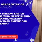 PVC untuk Interior Kantor: Pilihan Material Praktis untuk Menciptakan Ruang Kerja Modern, Nyaman, Estetik, dan Mudah Dirawat