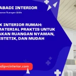 PVC untuk Interior Rumah: Pilihan Material Praktis untuk Menciptakan Ruangan Nyaman, Modern, Estetik, dan Mudah Dirawat