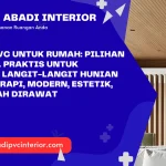 Plafon PVC untuk Rumah: Pilihan Material Praktis untuk Membuat Langit-Langit Hunian Terlihat Rapi, Modern, Estetik, dan Mudah Dirawat