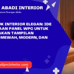 WPC untuk Interior Elegan: Ide Penggunaan Panel WPC untuk Menciptakan Tampilan Ruangan Mewah, Modern, dan Berkelas