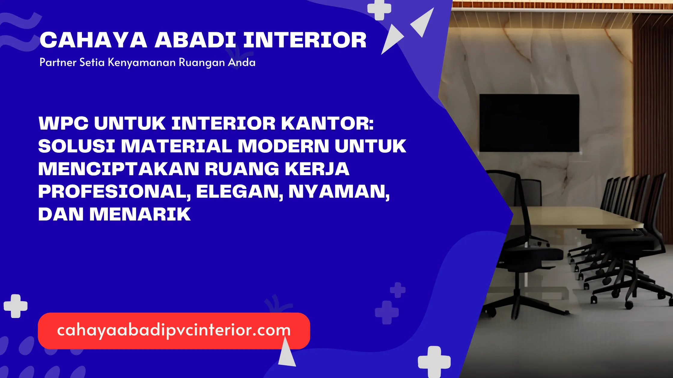 WPC untuk Interior Kantor: Solusi Material Modern untuk Menciptakan Ruang Kerja Profesional, Elegan, Nyaman, dan Menarik
